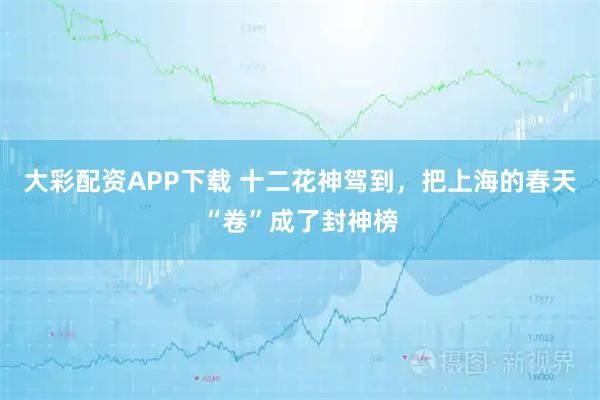 大彩配资APP下载 十二花神驾到，把上海的春天“卷”成了封神榜